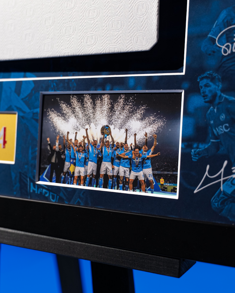 SSC Napoli Limited Edition Scudetto Frame