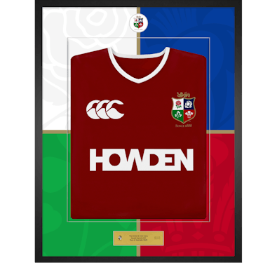 Shirt van Limited Edition Framed Squad Signed Shirt The British & Irish Lions