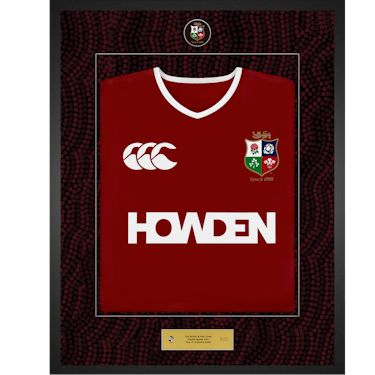 Limited Edition Framed Squad Signed Shirt The British & Irish Lions shirt