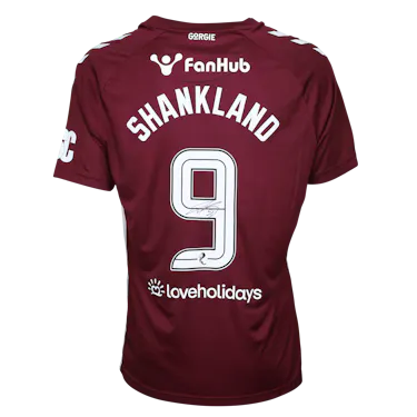 Lawrence Shankland Heart of Midlothian camisa.