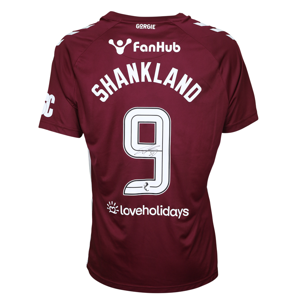 Lawrence Shankland Heart of Midlothian camisa.
