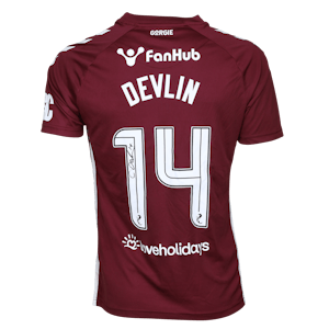 Cameron Devlin Heart of Midlothian camisa.