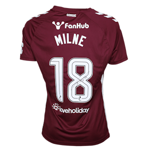 Harry Milne Heart of Midlothian camisa.