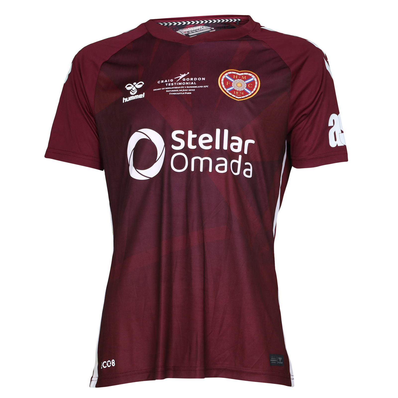 Harry Milne Heart of Midlothian camisa.