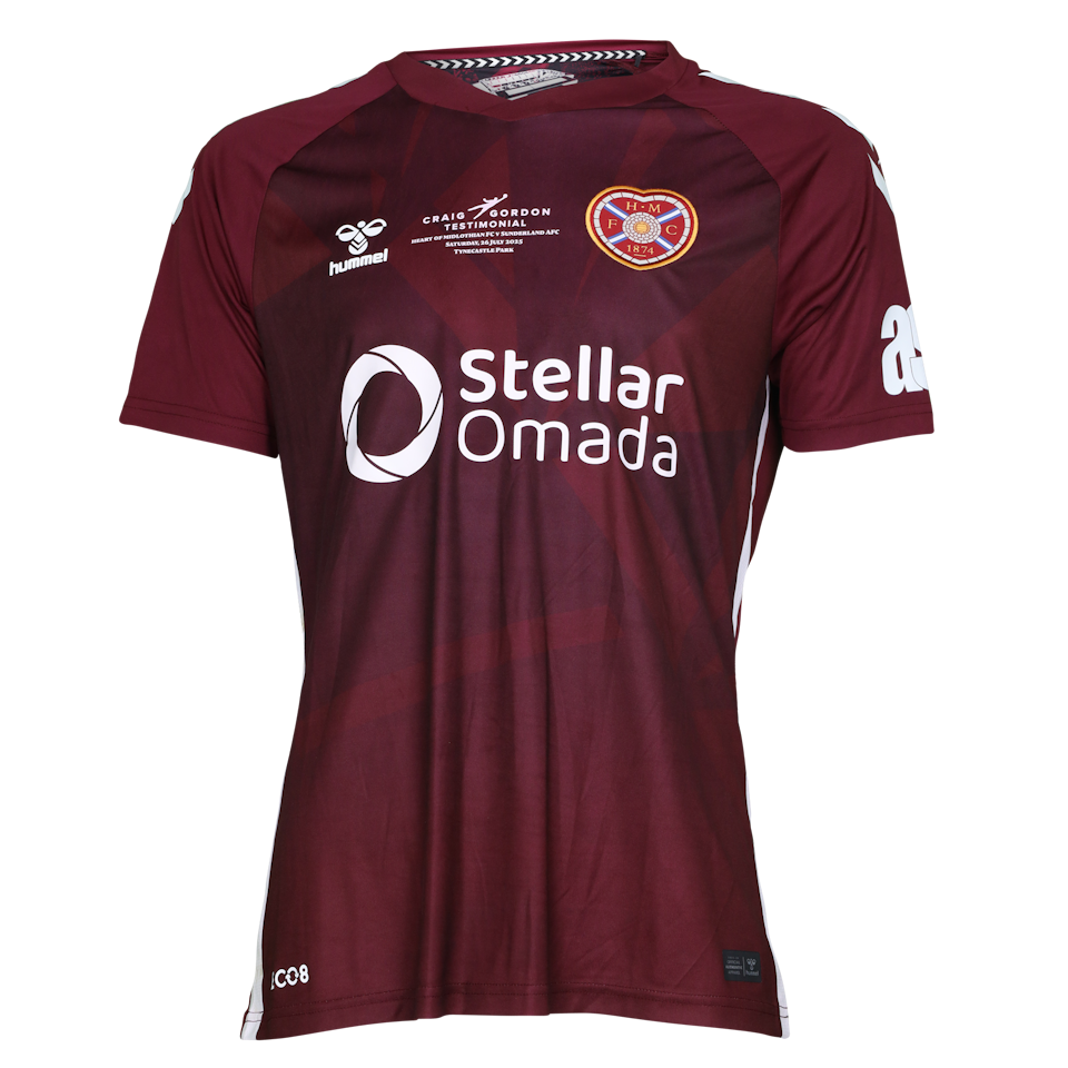 Harry Milne Heart of Midlothian camisa.