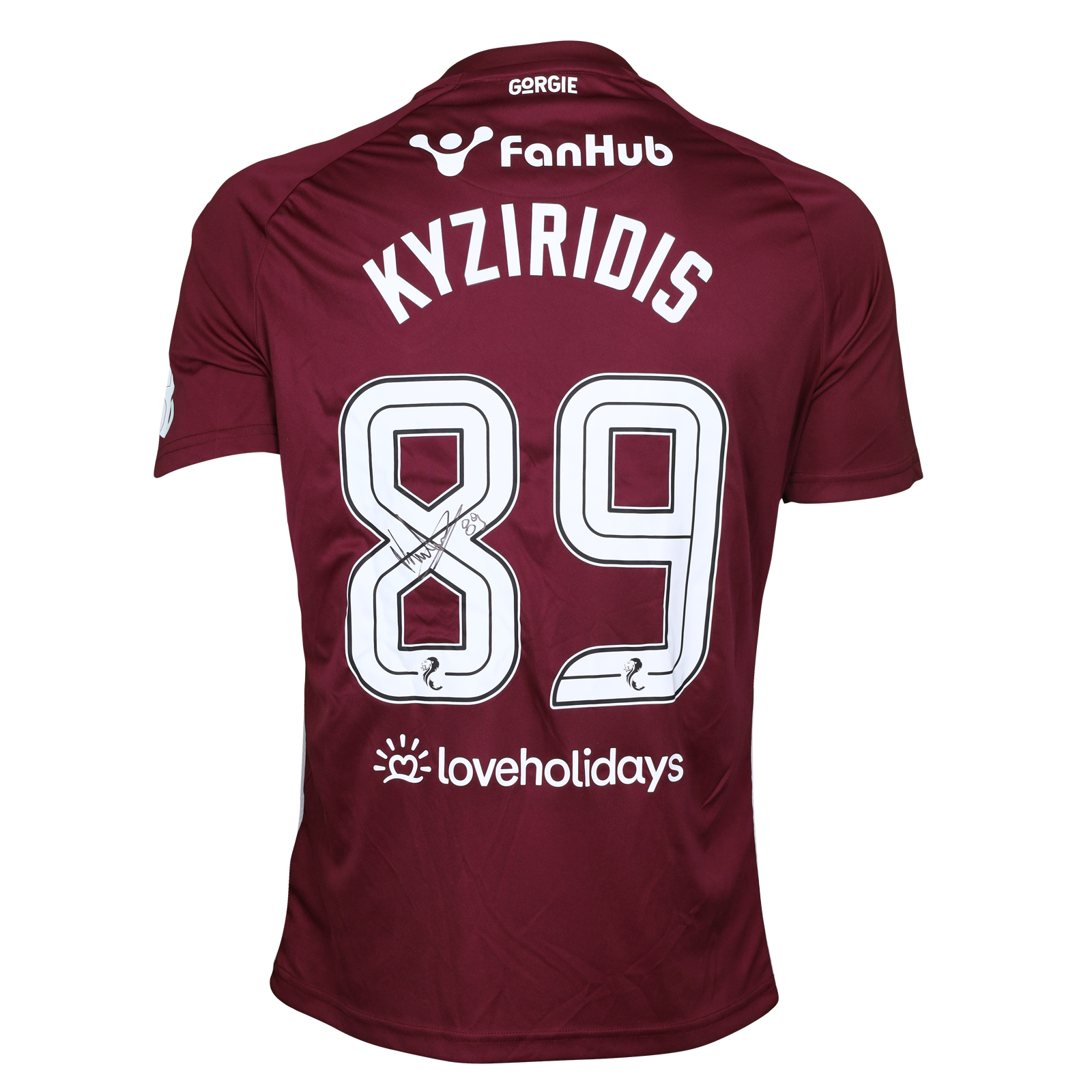 Alexandros Kyziridis Heart of Midlothian camisa.