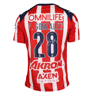 来自Chivas Guadalajara的Fernando Rubén González Pineda球衣