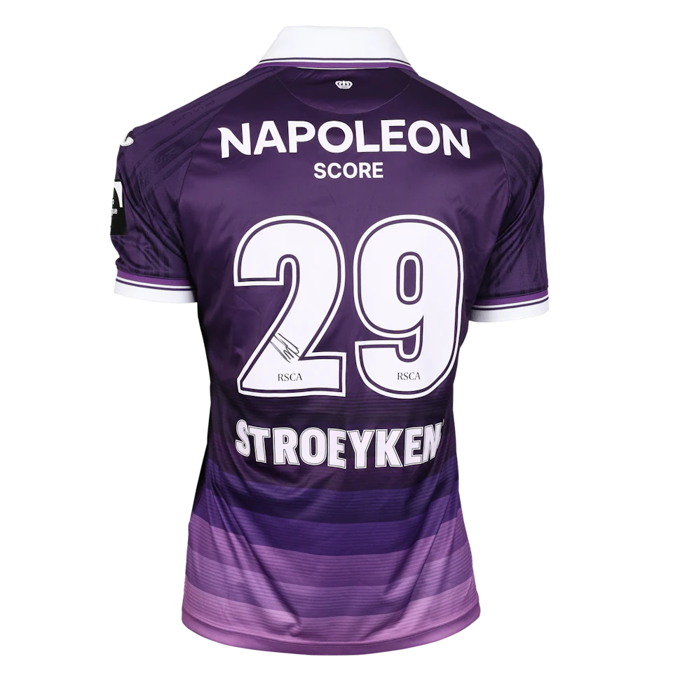 Mario Stroeykens RSC Anderlecht shirt