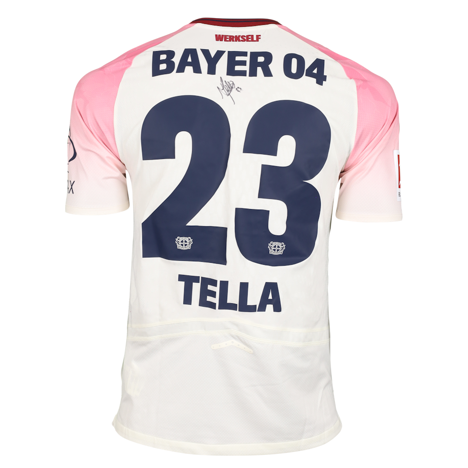 Nathan Tella Bayer Leverkusen camisa.