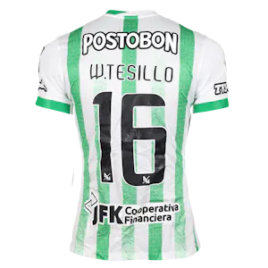 来自Atlético Nacional的William José Tesillo Gutiérrez球衣
