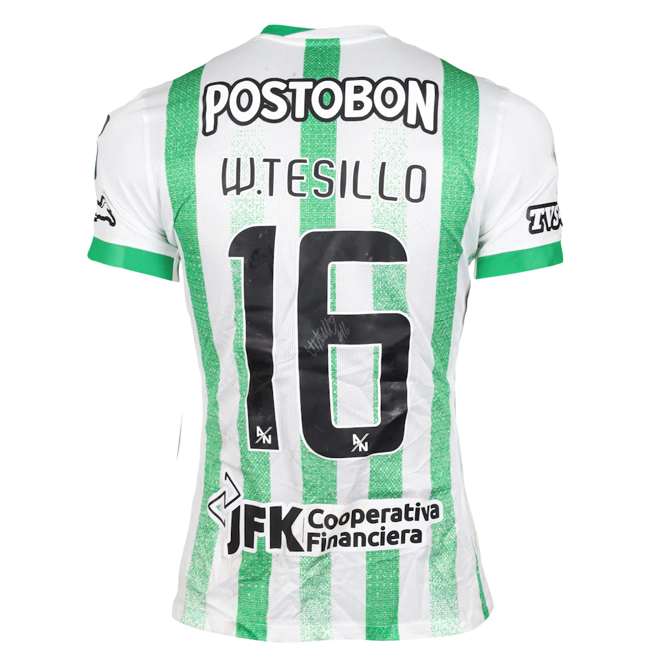 来自Atlético Nacional的William José Tesillo Gutiérrez球衣