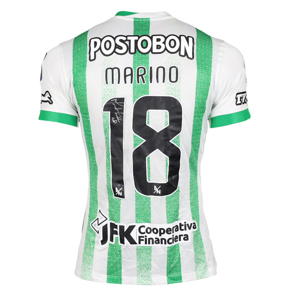 来自Atlético Nacional的Marino Hinestroza Angulo球衣