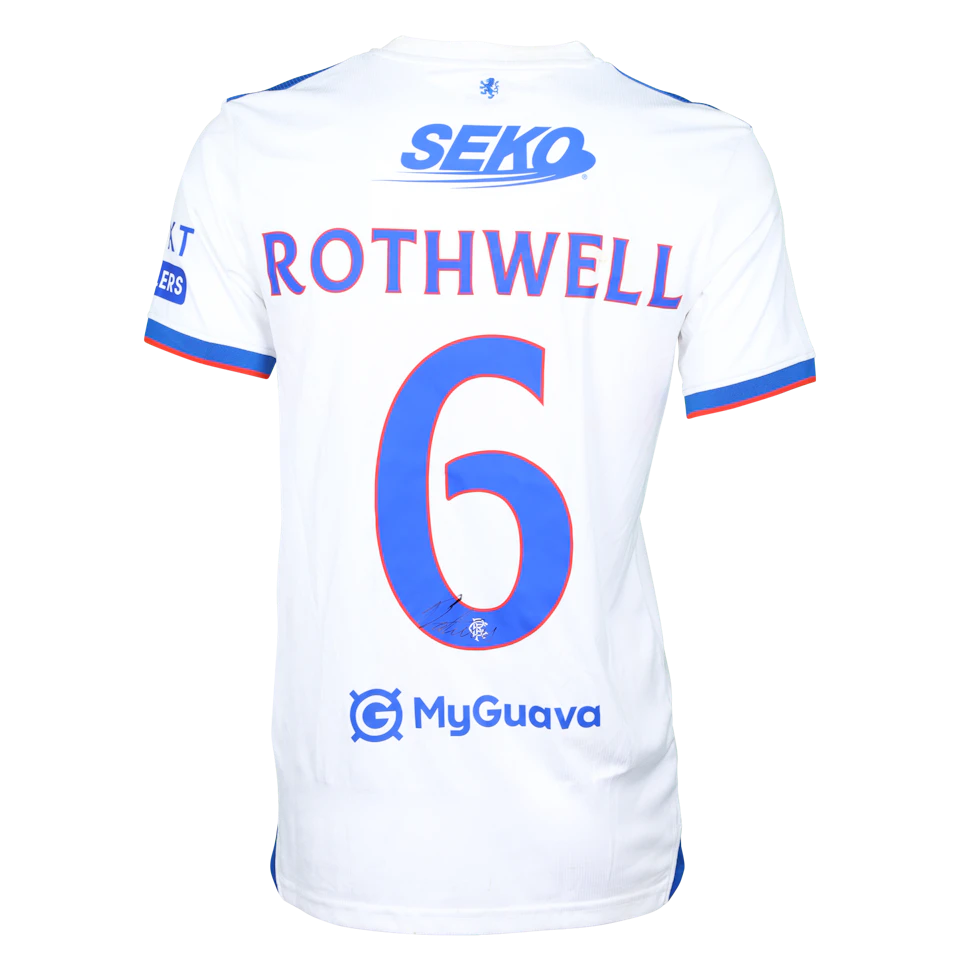 Joe Rothwell | Panathinaikos - Rangers | MatchWornShirt