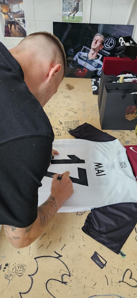 Lars Lukas Mai FC Lugano shirt