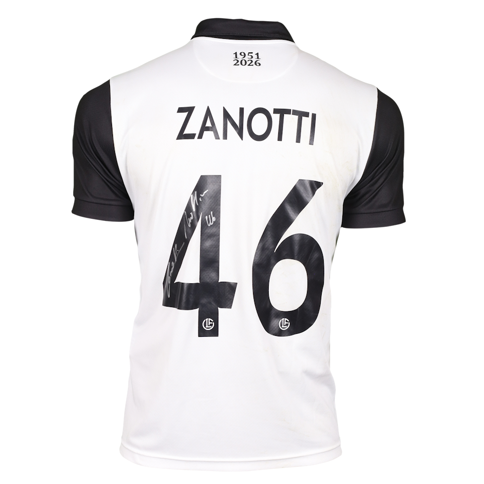 来自FC Lugano的Mattia Zanotti球衣