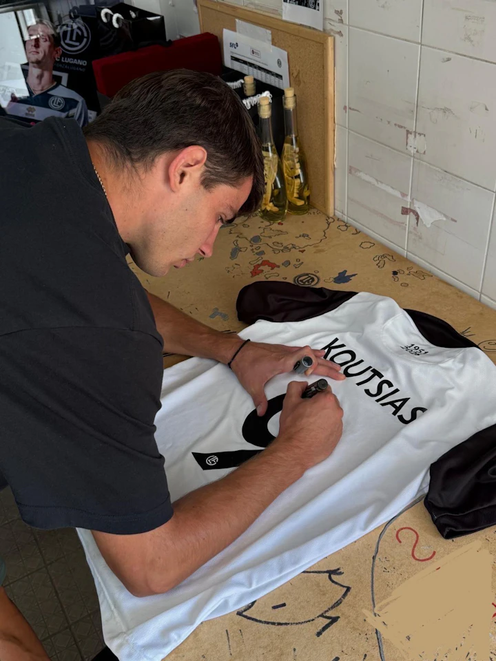 Georgios Koutsias FC Lugano jersey