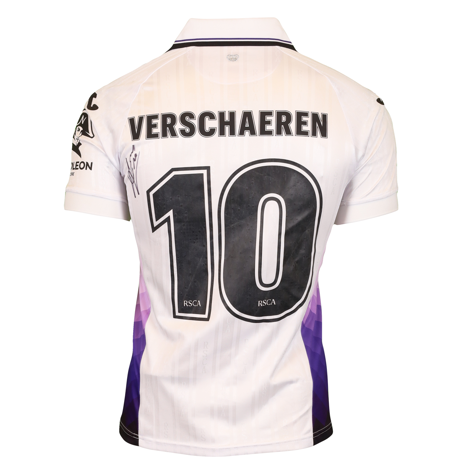 Yari Verschaeren RSC Anderlecht shirt