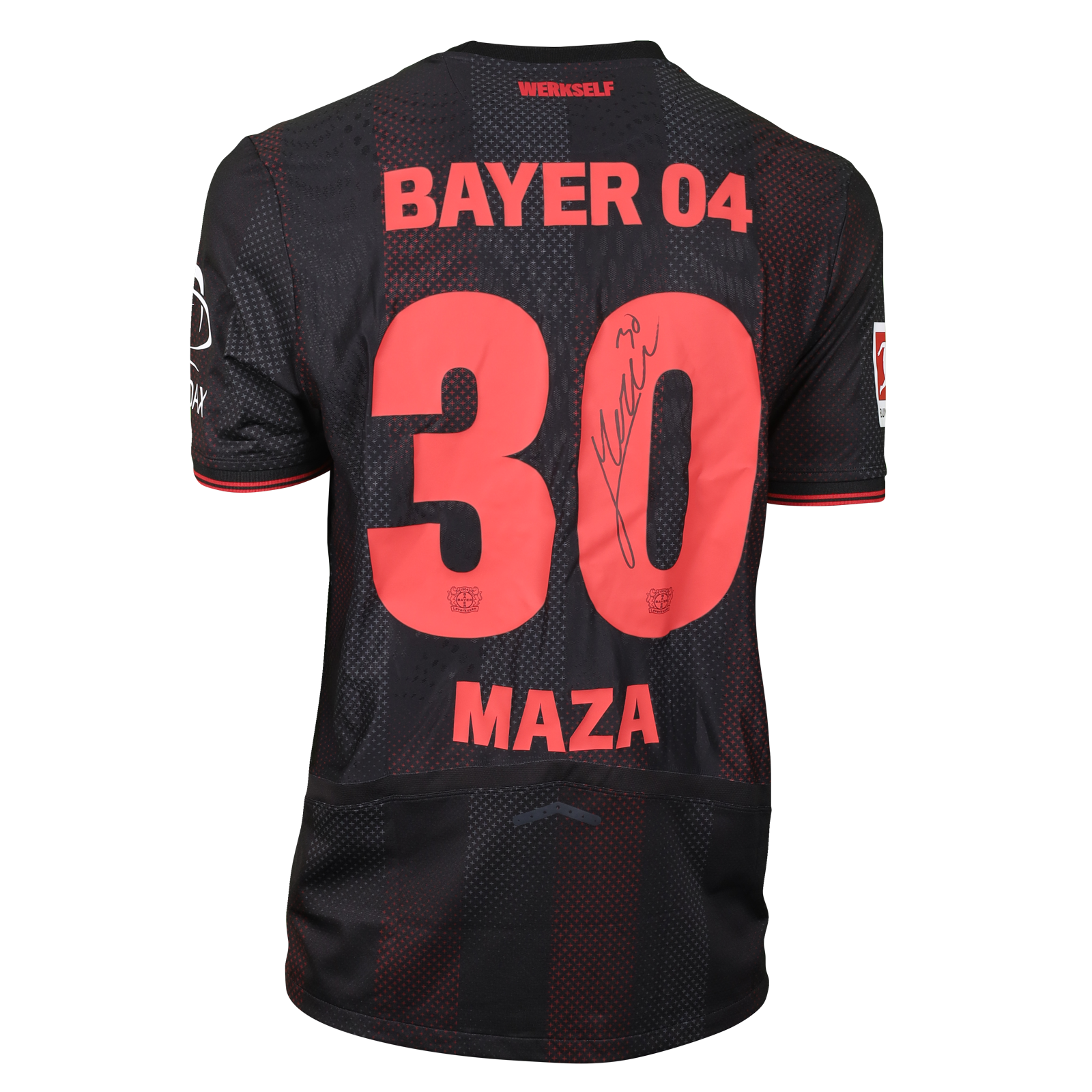 Ibrahim Maza | Bayer Leverkusen - Pisa | MatchWornShirt