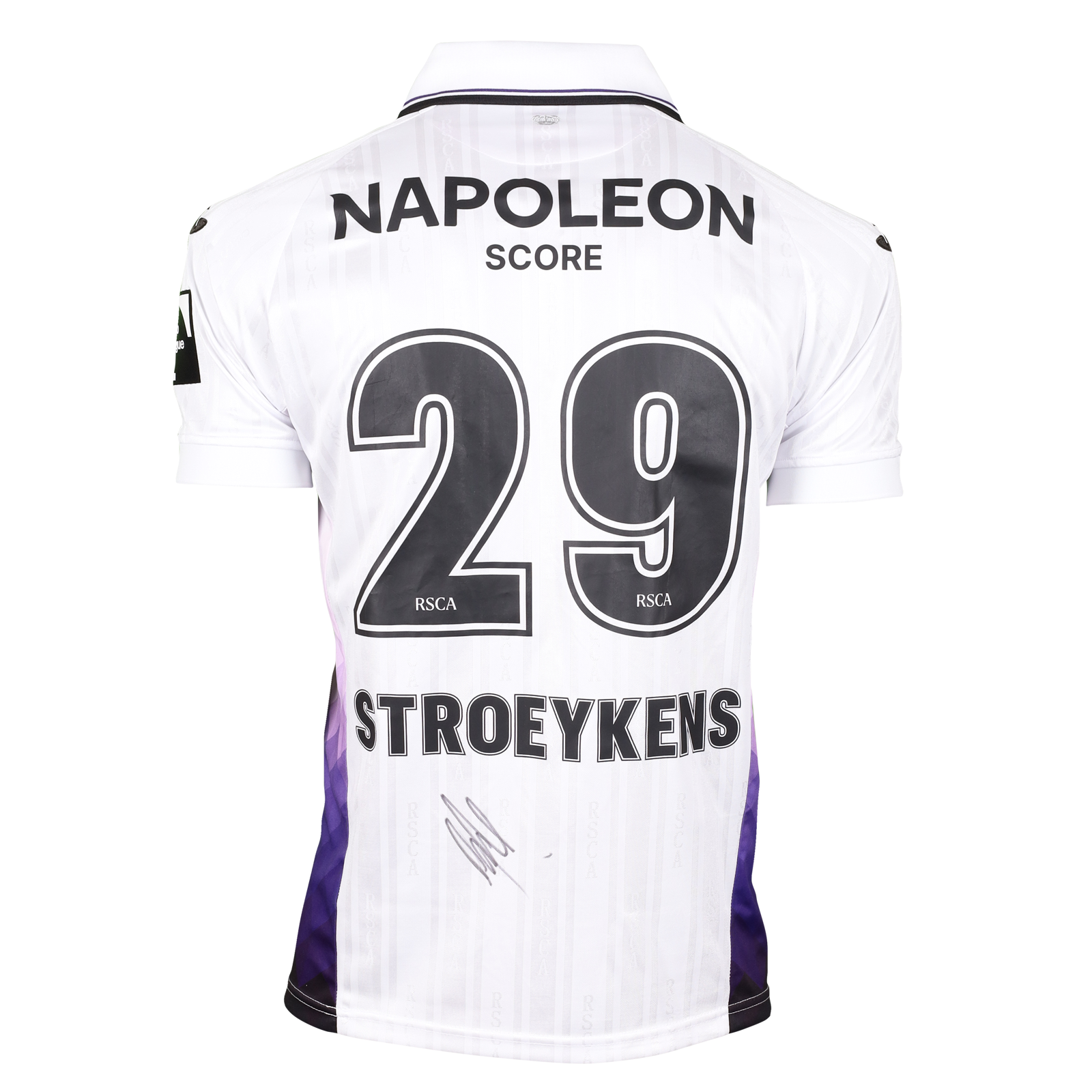 Mario Stroeykens RSC Anderlecht shirt