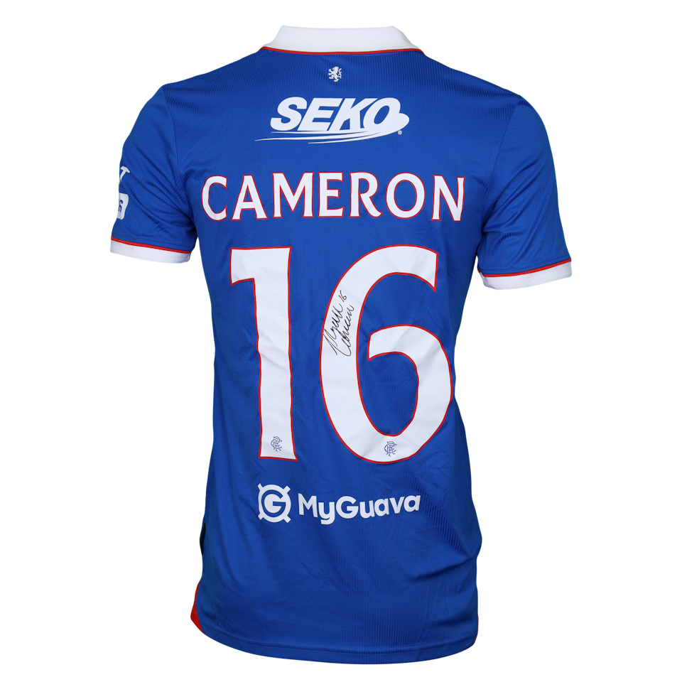 Lyall Cameron Rangers jersey
