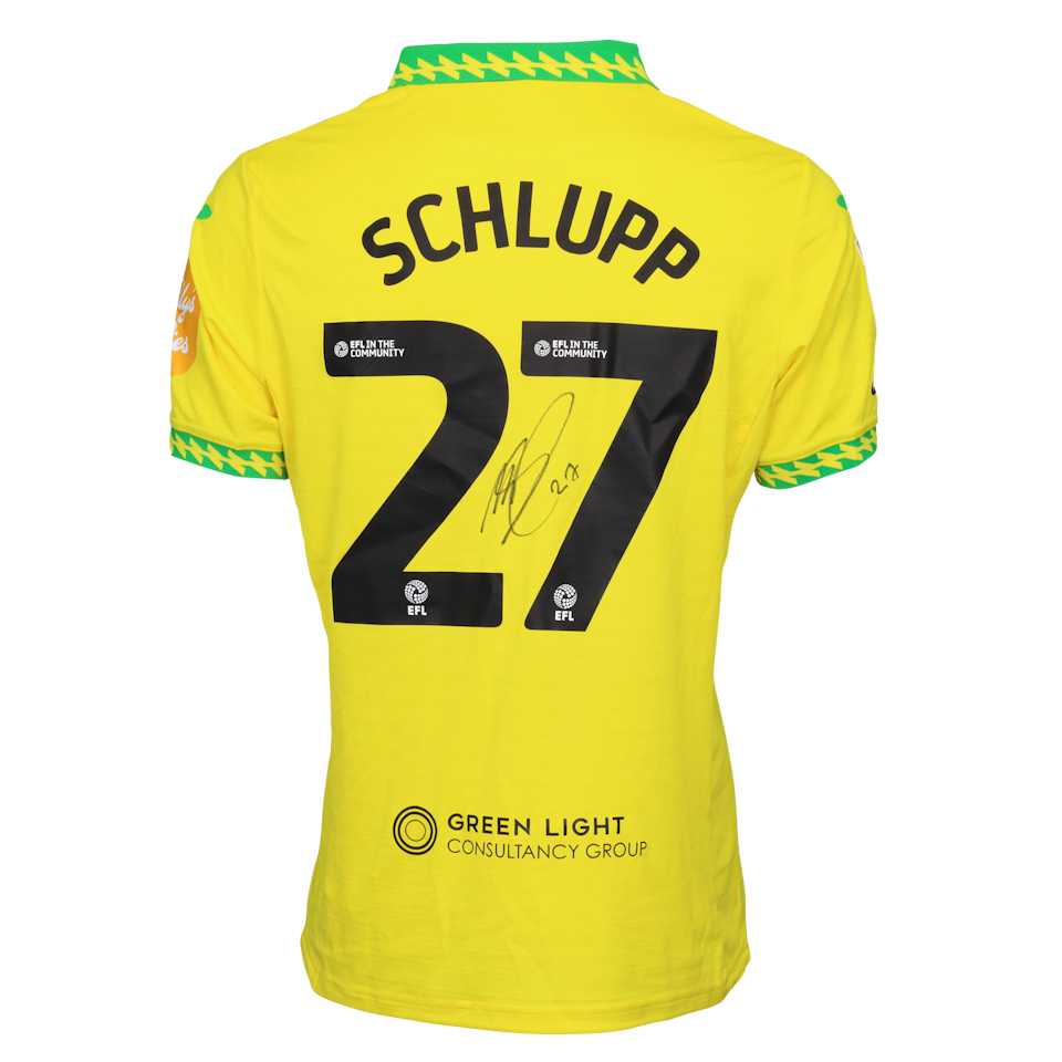 Norwich City 팀의 Jeffrey Schlupp 셔츠