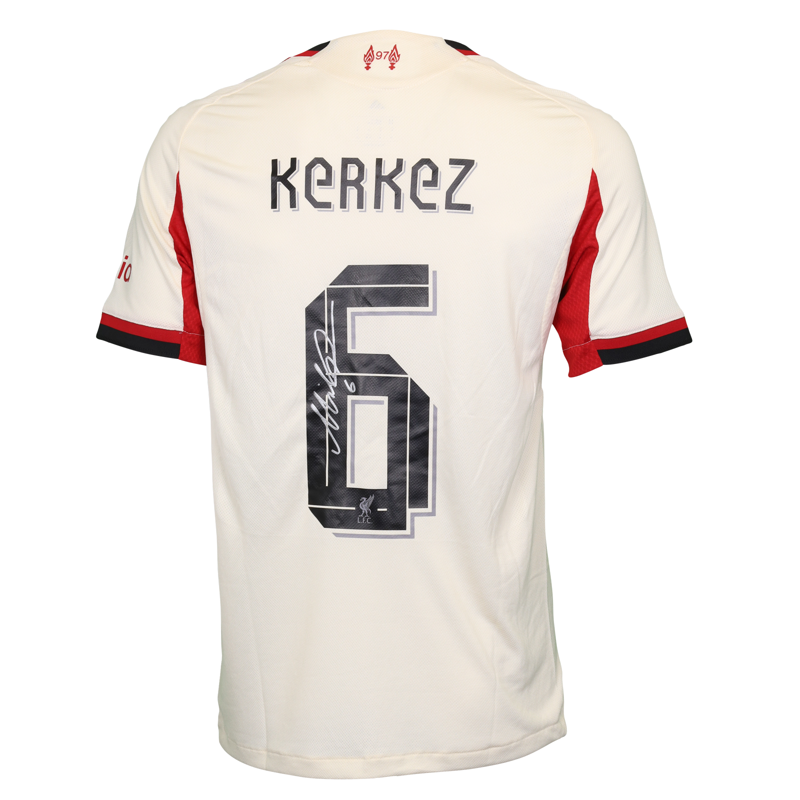 リバプール KERKEZ 6番 シャツ Milos Kerkez | Crystal Palace - Liverpool | MatchWornShirt