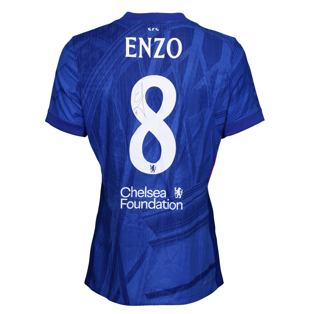 Enzo Fernández | Chelsea - AC Milan | MatchWornShirt