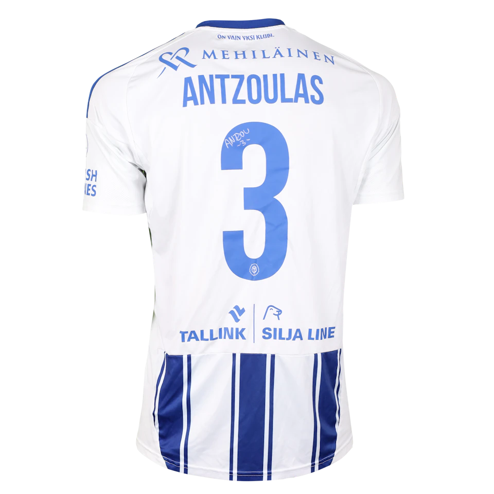 来自HJK Helsinki的Georgios Antzoulas球衣