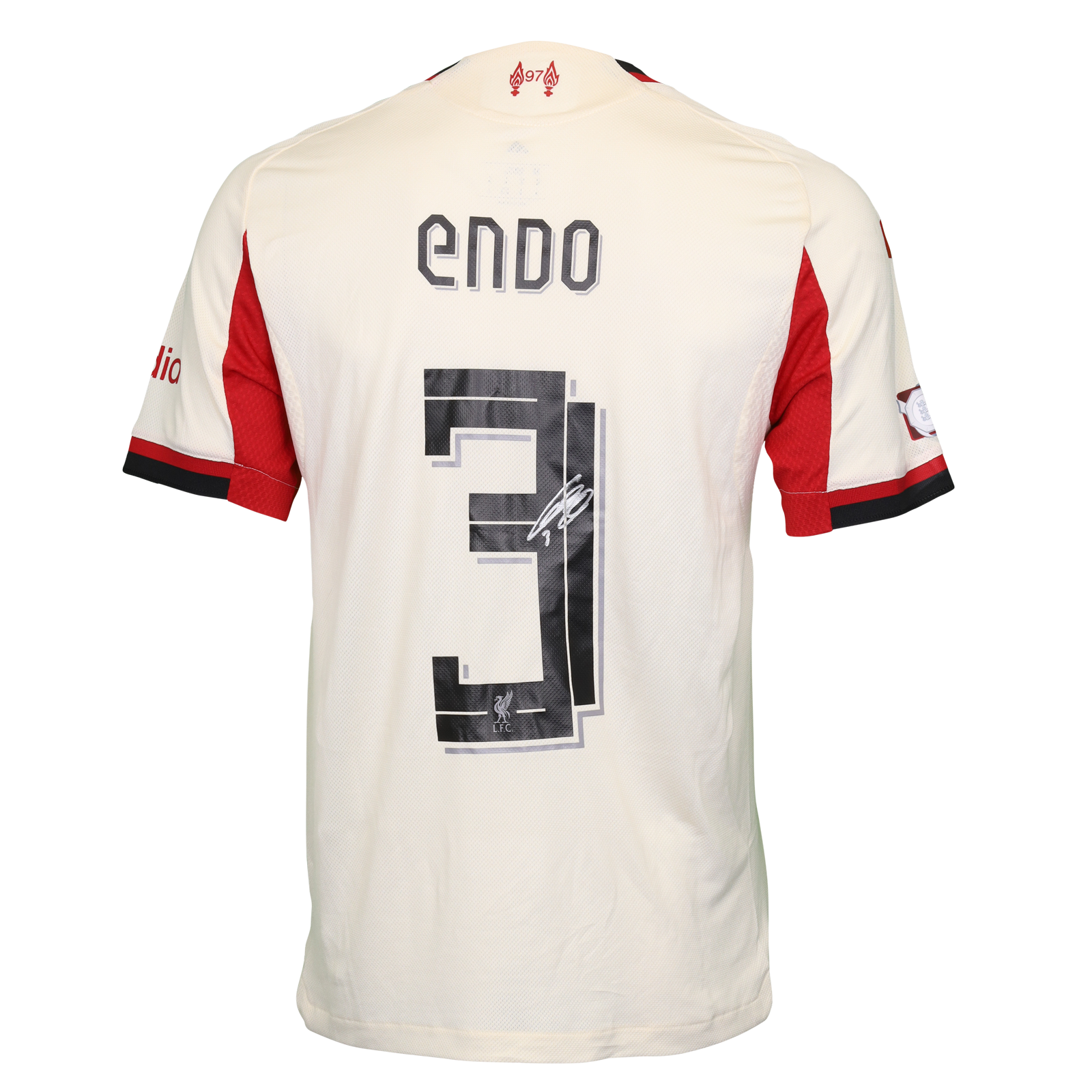 24-25 Liverpool FC ENDO 3 半袖シャツ 遠藤航 リバプール 24-25 アウェイ 半袖 ユニフォーム No.3 遠藤航