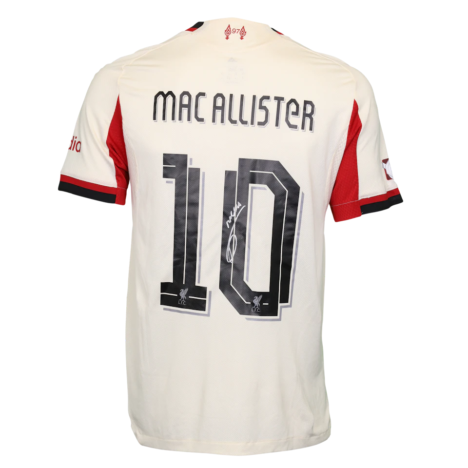 Alexis Mac Allister Liverpool camisa.