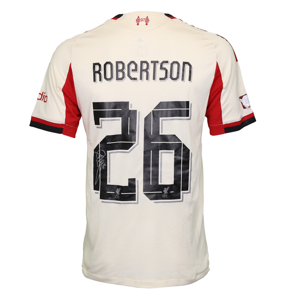 SoccerStarz Liverpool Andrew Robertson – Home Kit 2024 – Offizielle Sammelfigur, 2 Zoll, Ideal Für Fußballfans