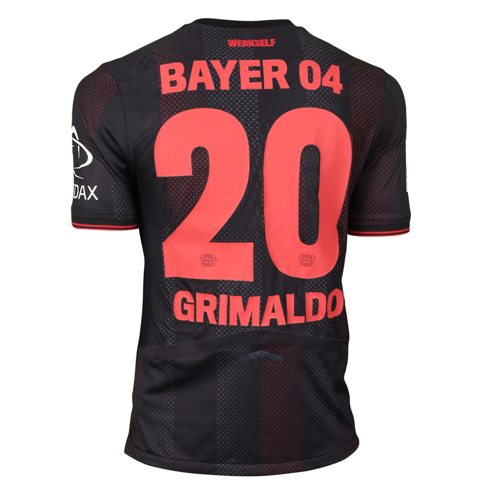 Alejandro Grimaldo García | Bayer Leverkusen - Pisa | MatchWornShirt