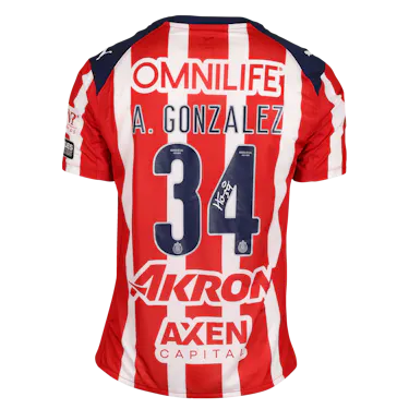 来自Chivas Guadalajara的Armando González Alba球衣