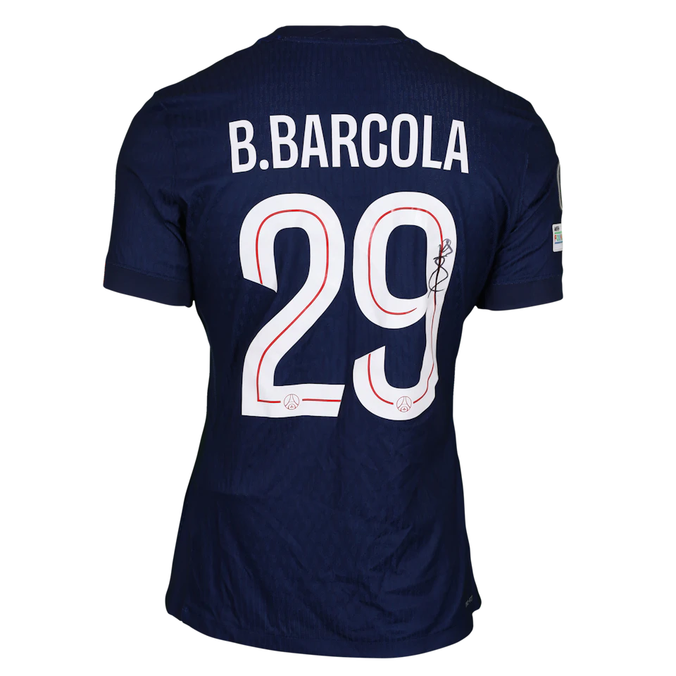 Bradley Barcola Paris Saint-Germain shirt