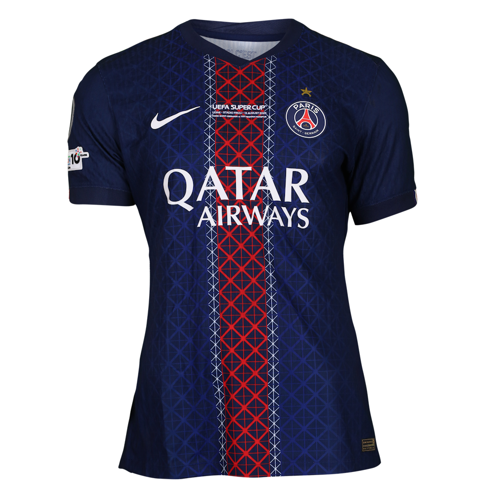パリ・サンジェルマン HAKIMI サイン入りジャージ Achraf Hakimi | Aston Villa - Paris Saint Germain