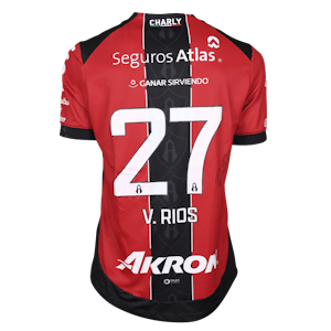 Víctor Hugo Ríos de Alba Atlas FC shirt