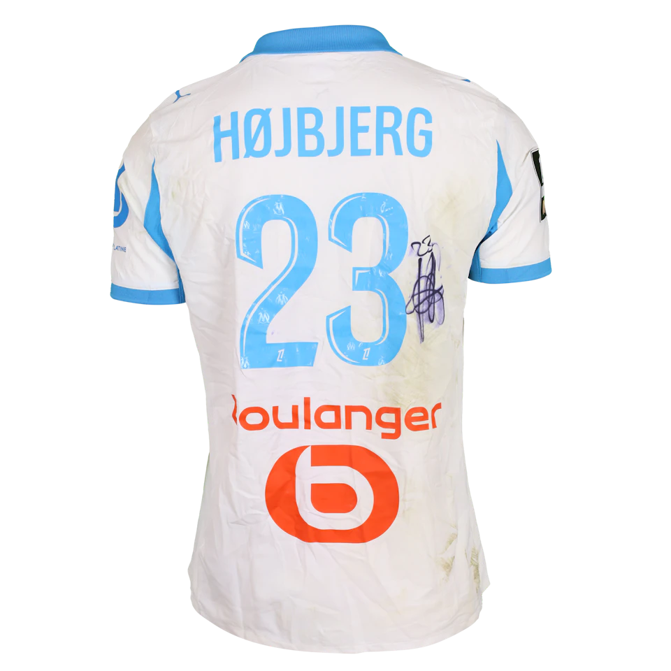 Pierre-Emile Højbjerg Olympique de Marseille shirt