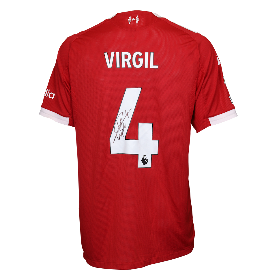 Virgil van Dijk Liverpool shirt