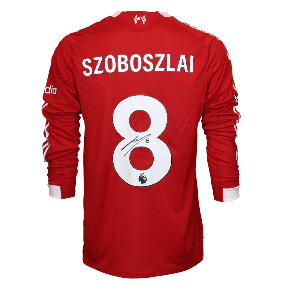 Dominik Szoboszlai | Liverpool - AFC Bournemouth | MatchWornShirt Dominik Szoboszlai | Liverpool - AFC Bournemouth | MatchWornShirt