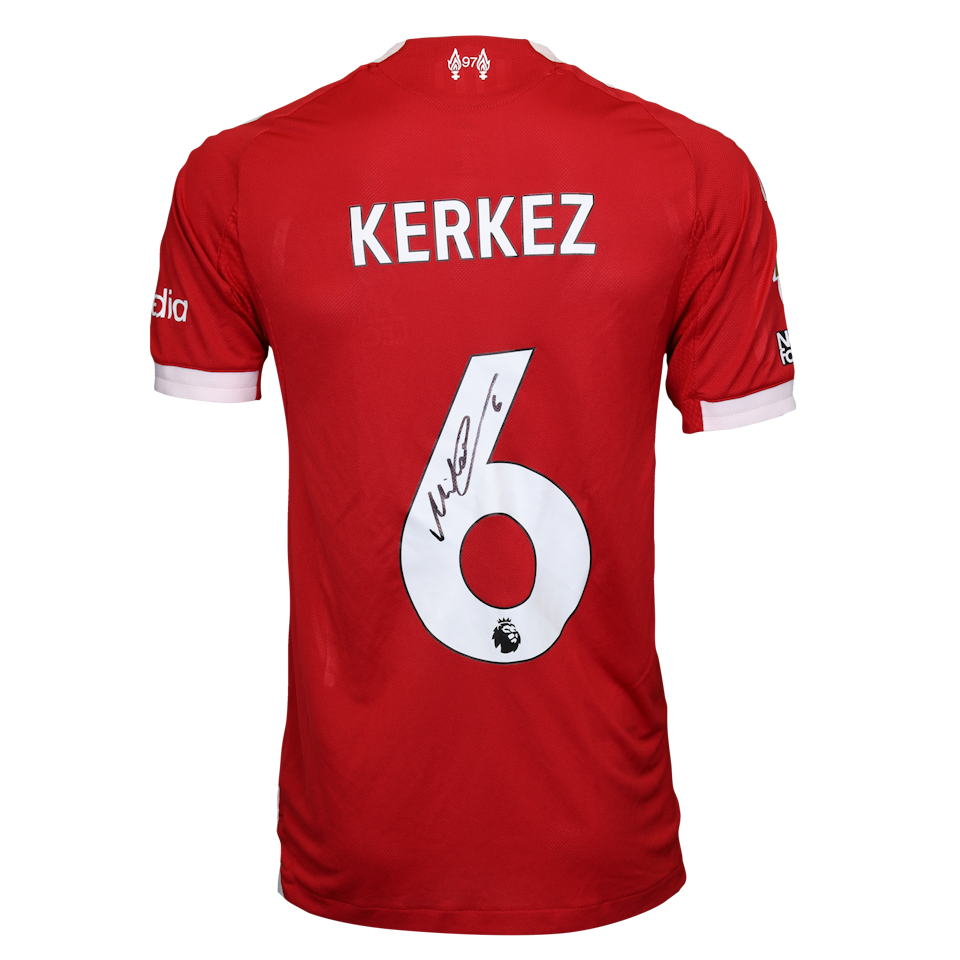 Milos Kerkez Liverpool shirt