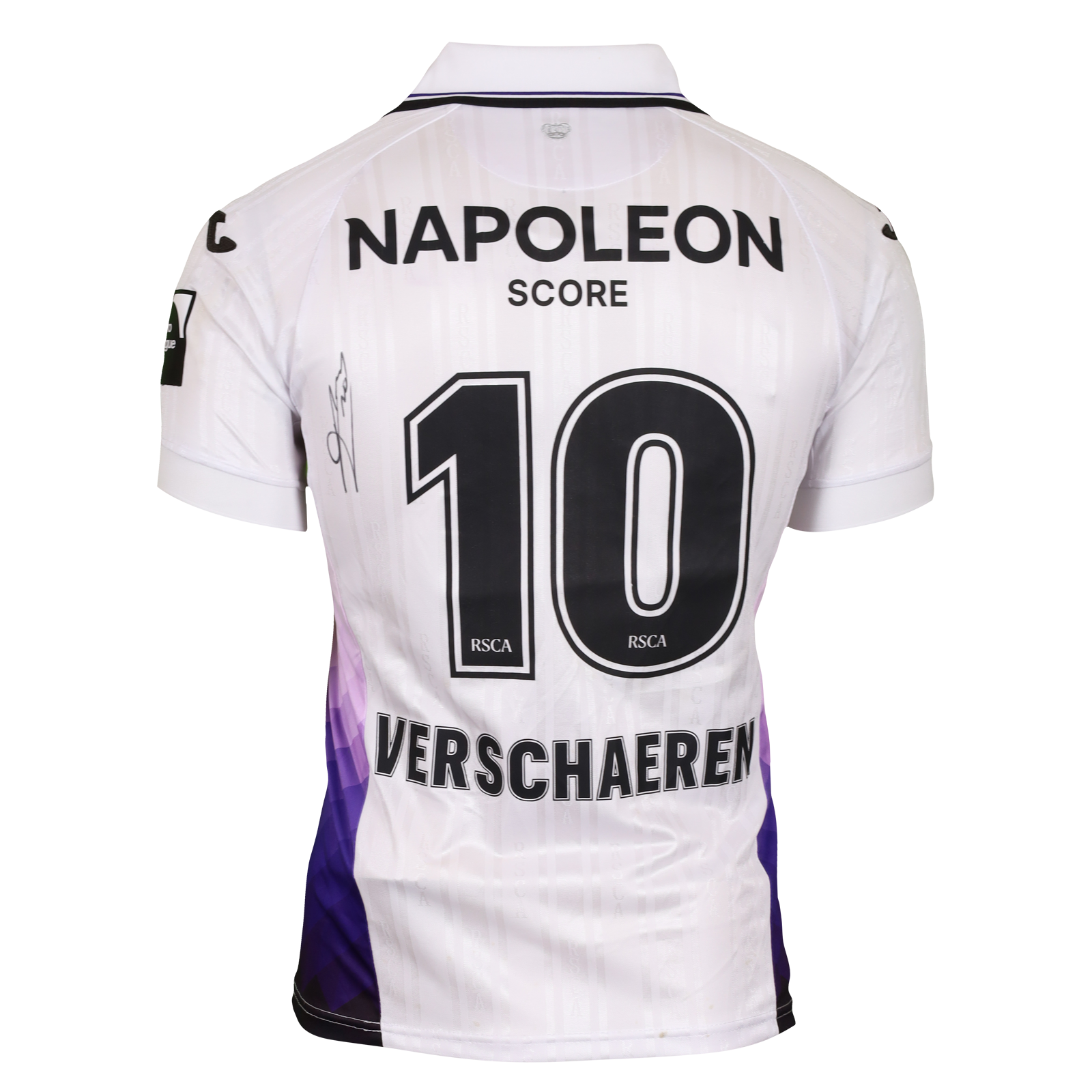 Yari Verschaeren RSC Anderlecht shirt