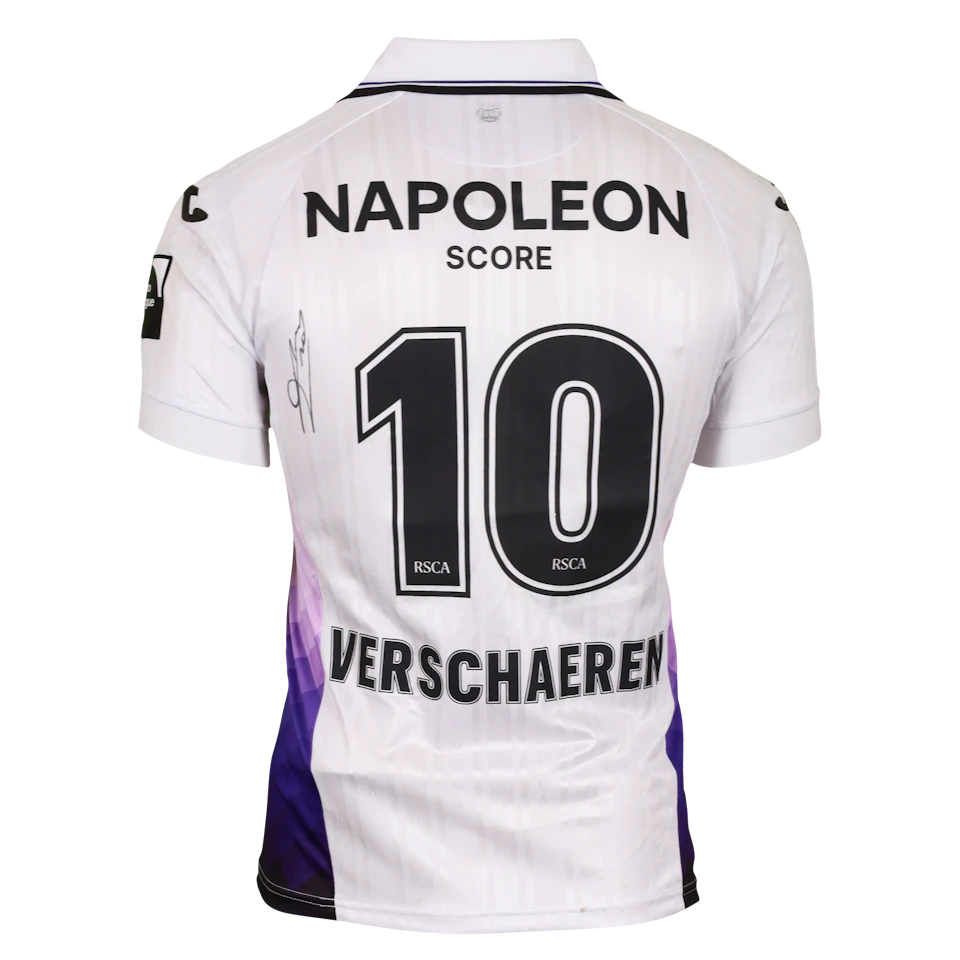 Yari Verschaeren RSC Anderlecht shirt