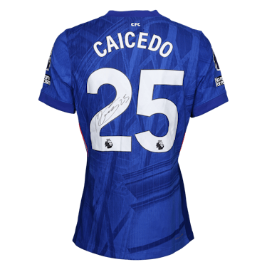 Moisés Caicedo Chelsea shirt