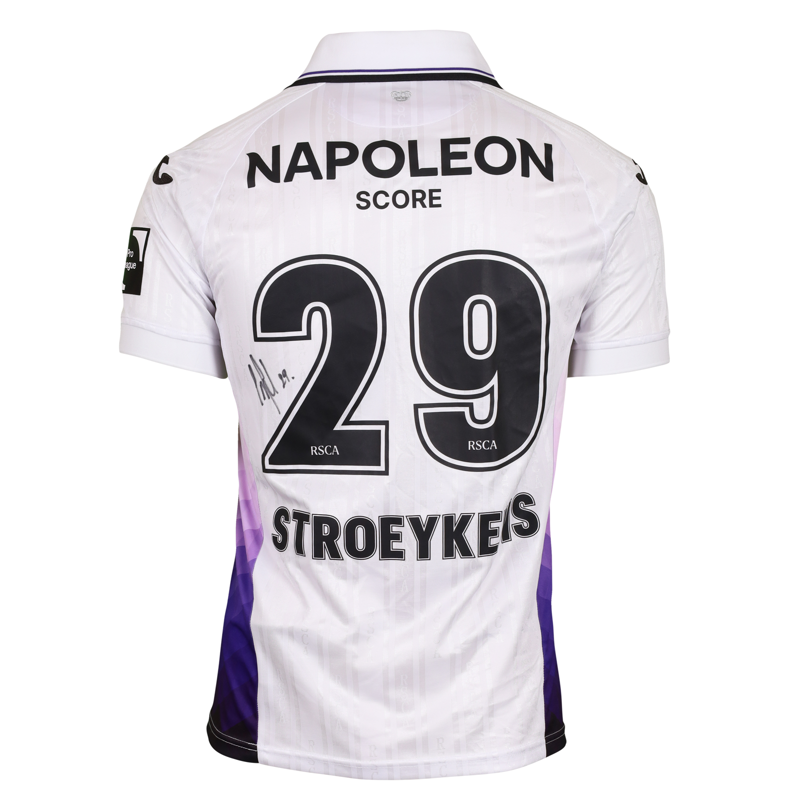 Mario Stroeykens RSC Anderlecht shirt