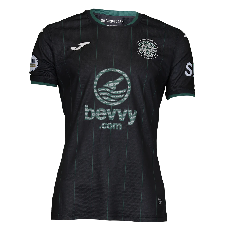 来自Hibernian的Thibault Klidje球衣