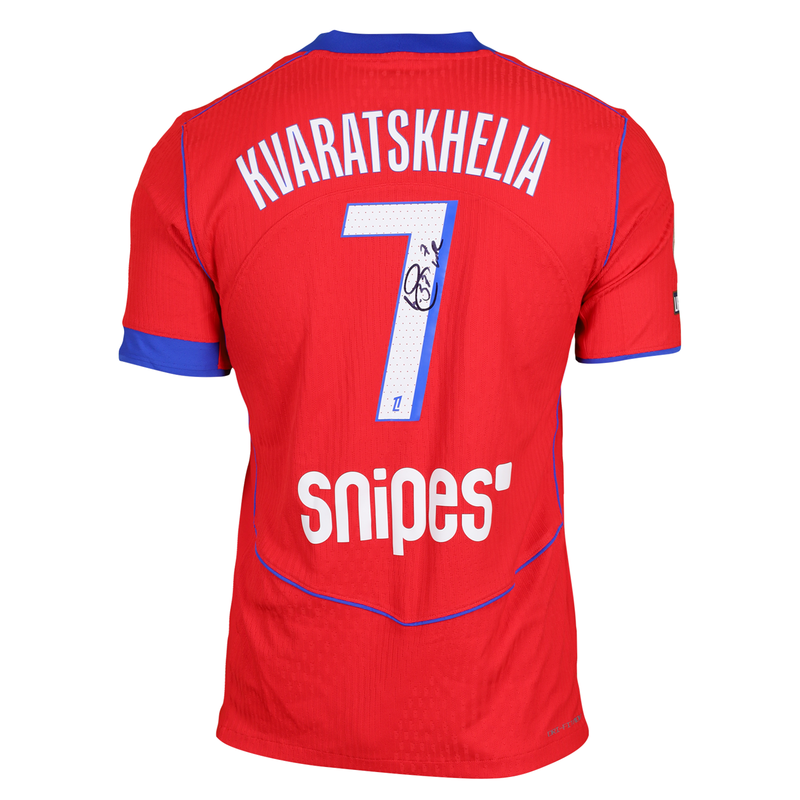 Khvicha Kvaratskhelia Paris Saint-Germain shirt