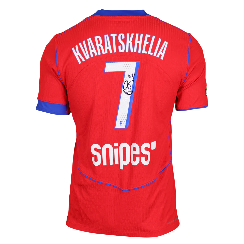 Khvicha Kvaratskhelia Paris Saint-Germain shirt