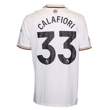 Riccardo Calafiori Arsenal shirt