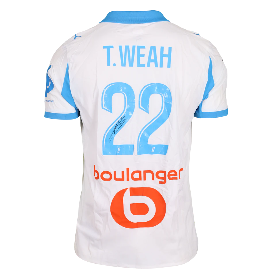 Timothy Weah Olympique de Marseille jersey