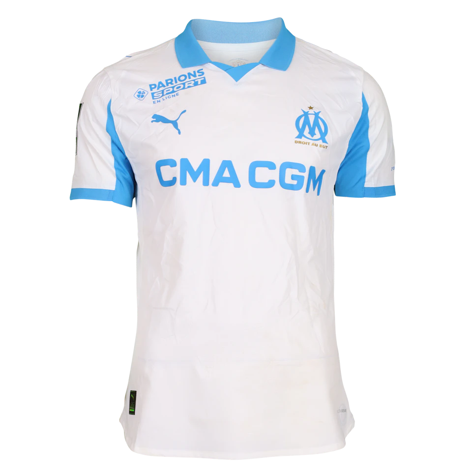 Timothy Weah Olympique de Marseille jersey